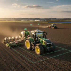 GPS-enabled Tractor & Machinery
